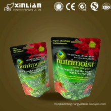 plastic stand up pesticide packaging bag/pesticide plastic packaging bag with zipper/fertilizer plastic packaging bag